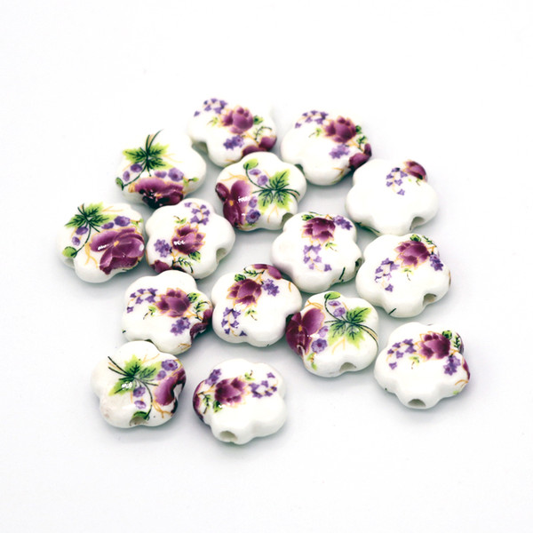 200pcs Good Quality Nice Ceramic Porcelain Beads Fashion Bracelet Necklace DIY Findings Chinese Jewelry DIY Making Accessories