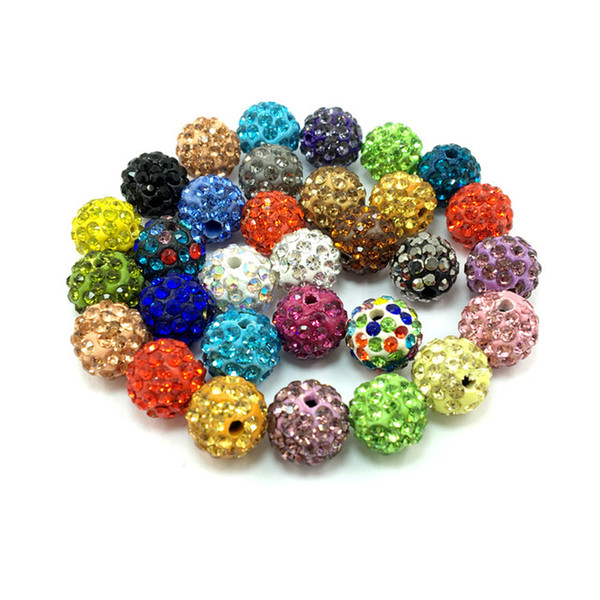 10mm Ceramic&Rhinestone Beads Jewelry Making Supplies Love Bracelet DIY Jewelry for Women Mens Bracelets Necklace Choker Earrings Bracciali