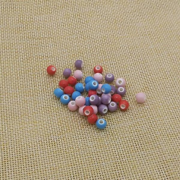 small size design ceramic material ball shape beads for bracelet or necklace 100pcs/lot can be mixed color free shipping