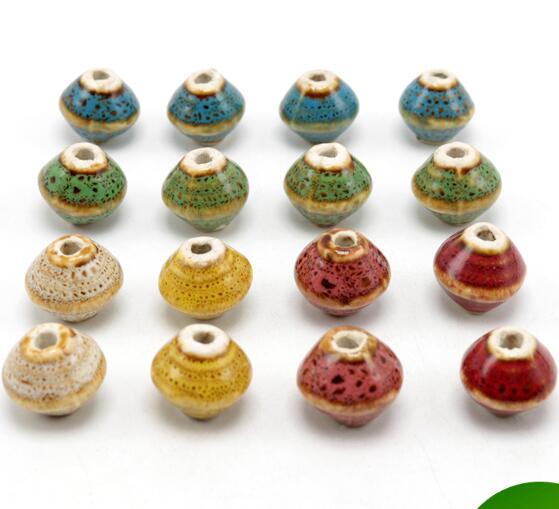 15*13mm hole size 2.5 mm,Porcelain Beads,abnormity shape mixed colors,ceramic DIY loose beads jewelry making finding free shipping