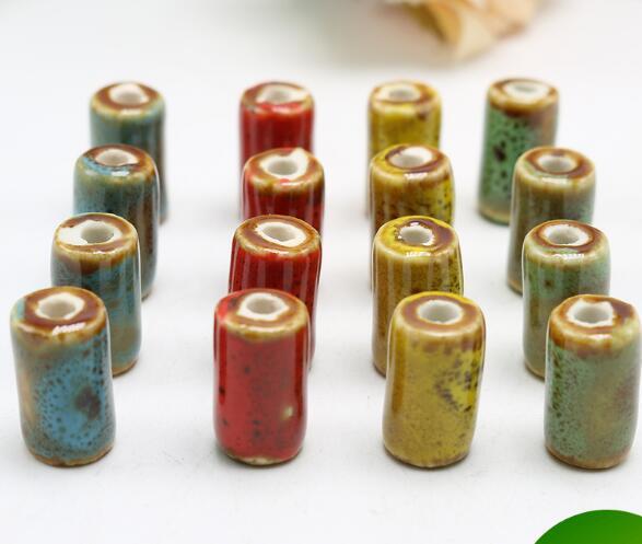 15x8mm hole size 2.5mm,Porcelain Beads,mixed colors,ceramic DIY loose beads jewelry making finding free shipping