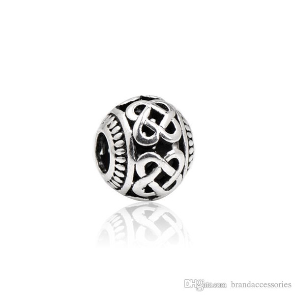 European Zinc Alloy Loose Beads Antique Hollow Weaved Flowers Fits Pandora Charms Bracelets Pendant Jewelry Findings DIY Accessories HJ141