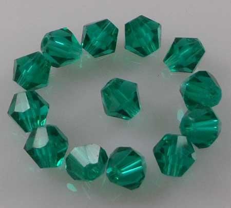 Wholesale 1000pcs Top Quality jewelry 5301# Peacock-green 4mm Bicone crystal Beads A17