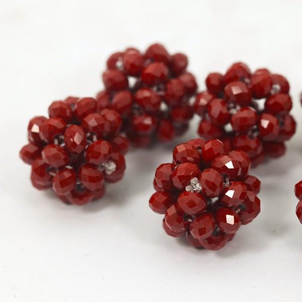 2019 DIY necklace set Fabulous Solid wine Crystal Jewelry Beads Balls DIY Jewelry Accessories Opaque Beads Porcelain 30pcs/lot