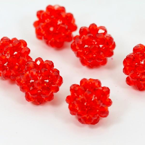 2019 hot! Wholesale AAA Top Quality African Beads DIY Jewelry red color Crystal Beads Balls Necklace Accessory 18 Colors Free Shipping