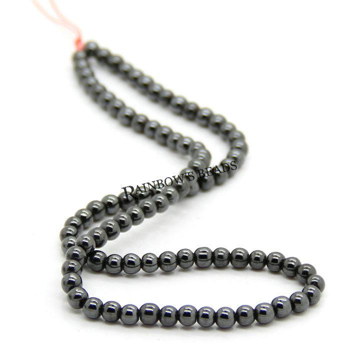 Wholesale 500pcs/lot AA 8mm Black Hematite Round Beads Loose Beads Fit Bracelet Necklace