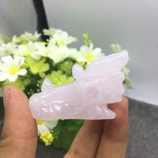 Home decoration 1pcs Natural quartz crystal gemstone dragon reiki healing handmade carved crystal dragon for decoration