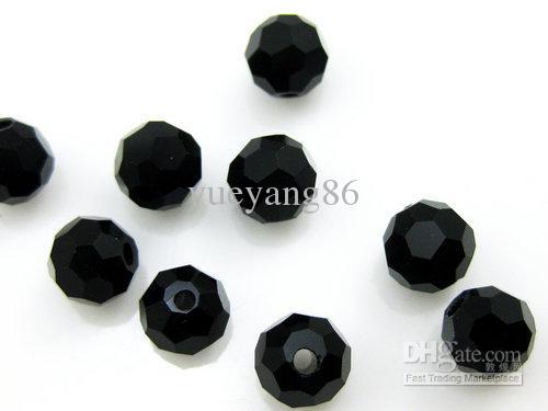 60pcs charm blackest 10mm Swarovski crystal Loose Rondelle Beads,making all sorts of jewelry