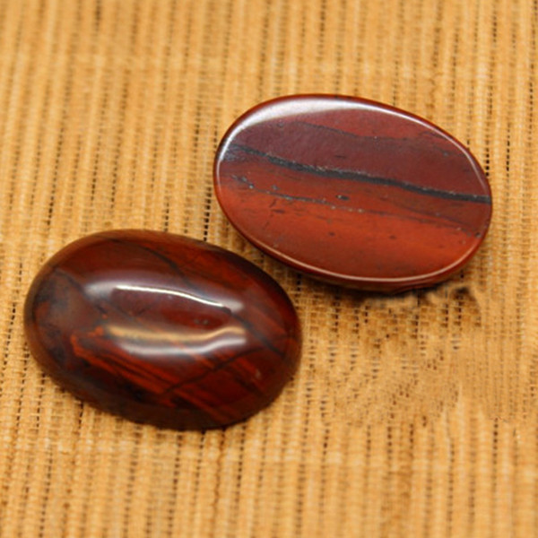 Red Jasper Crystal Healing Worry Stone - Pocket Palm Stone Natural gemstone Irregular cabochon for jewellery making or for festival gifts