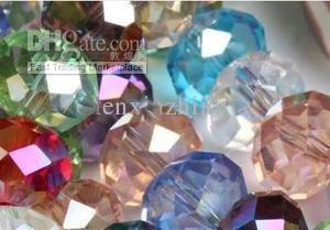 Wholesale 1000pcs Multicolor AB Swarovski Crystal Loose Beads 3X4mm/4X6mm /6x8mm/8X10mm