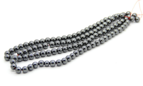 Wholesale 500pcs/lot AA 6mm Fashion Balls Fit Bracelet Necklace, Black Hematite Round Beads Loose Beads