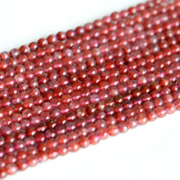 Discount Wholesale Genuine Natural Clear Purple Red Auralite 23 Super 23 Crystal Small Round Loose Beads 4mm 5mm 6mm 05164