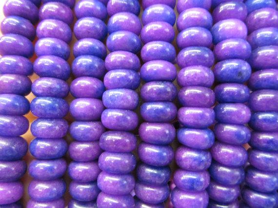 2strands 4x6-10x16mm Sugilite Jasper Rondelle Abacus pinwheel purple red loose bead