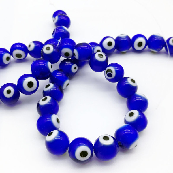 2strand round blue eyes Lampature Murano glass beads 10 mm DIY handmade accessories glass beads