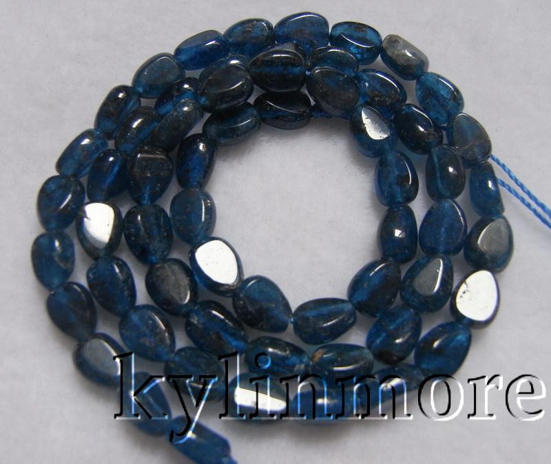 8SE09175a 5x7mm kyanite Fancy Beads 15.5''