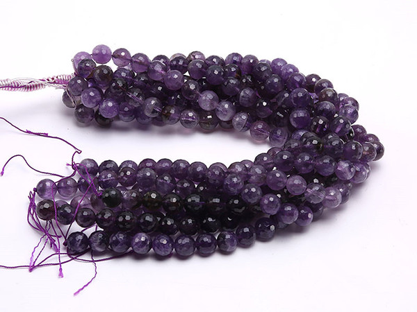 Wholesale 12mm Round Amethyst Beads Loose string