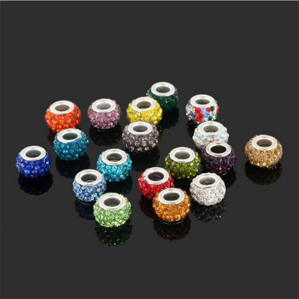 Newest fashion DIY accessories Crystal women Jewelry accessories Diamond large eye Jewelry beads Necklace Beads 2527-2