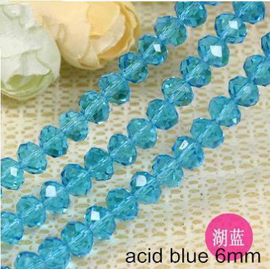 charms beads for jewelry making diy keychains pendants circle wheel flat faceted lucency necklace bracelet 6*4mm jewelery accessories 8 sets