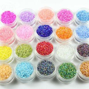 2mm 50g /3000pcs 20 colors Czech Glass Loose Seed Spacer Tube Bugle Beads For jewelry making DIY Garment Accessory