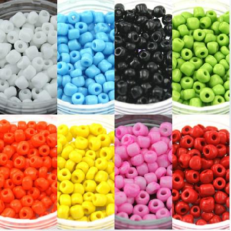 4mm 50g/lot 8 colors Choice Fashion Colourful Czech DIY Loose Spacer glass Seed beads garment accessories and jewelry findings