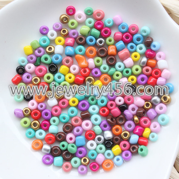 Factory Price Wholesale 2mm 12/0 Size Size Solid Color Glass Seed Beads Micro Beads For Jewelry Making