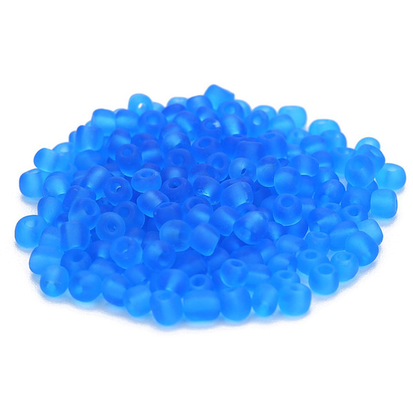 40gram/lot(750pcs) Grind Glass Beads Diameter 4mm*Hole Diameter1mm Jewelry Making Accessories Small Loose Beads For Friend Best Gift