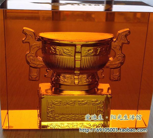 Tittot :Prosperous Bronze - - crystal decoration Blessing gifts 9.4* 11.4* 5.5 cm 1.5KG