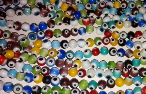 Wholesale - 4-22 mm Glass eyes beads Optional colors