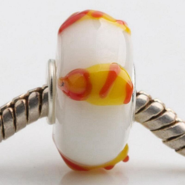 20pcs / Lot Fashion High Quality Animal Lampwork Glass Single Core Beads Fit European Bracelet Authentic Luxury DIY Jewelry Gift GSB266