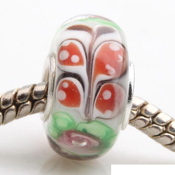 20pcs / Lot Fashion High Quality Animal Lampwork Glass Single Core Beads Fit European Bracelet Authentic Luxury DIY Jewelry Gift GSB255