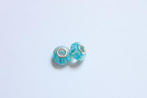 silver plating Murano Coloured glaze Glass Beads Set screw thread tube/Straight pipe Fit DIY Pandora Bracelet Necklace charms