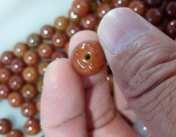 Natural jade A 13MM DIY beads free delivery A1