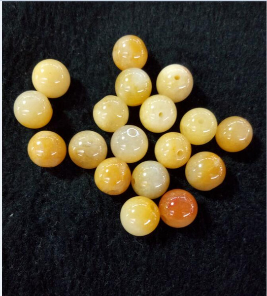 Chinese-made diameter 9 mm multicolor natural jade bead DIY bracelet round bead free shipping