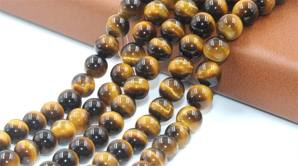 New Natural Tigereye Stone Loose Round Beads 6MM Fine Jewelry High Quality for Wholesale Free Shipping