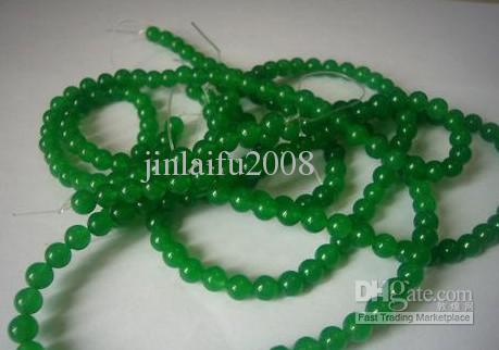 1000PCS 4mm Green Jade Round Gemstone Loose Beads 150inch