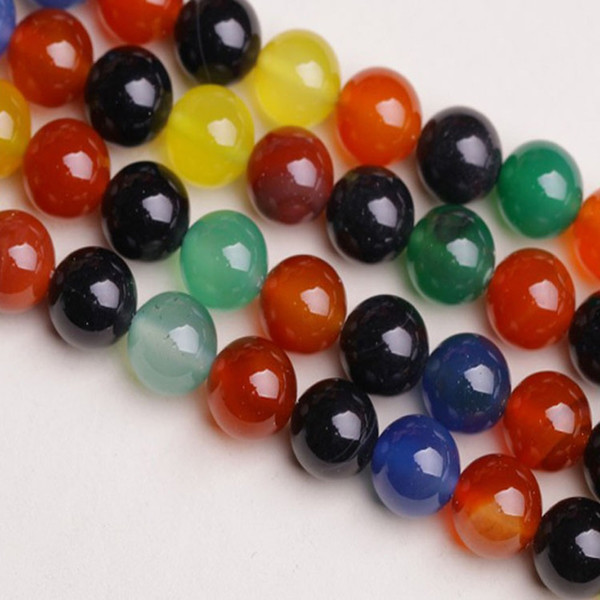 5A Quality !Colorful Agate Stone Beads 16