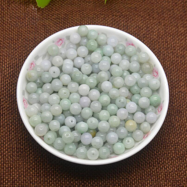 High Quality 30pcs/Lot Nature Jade Loose Beads 10mm Round Bead Fashion Jewelry Jade Bead for Necklace Bracelet DIY Making