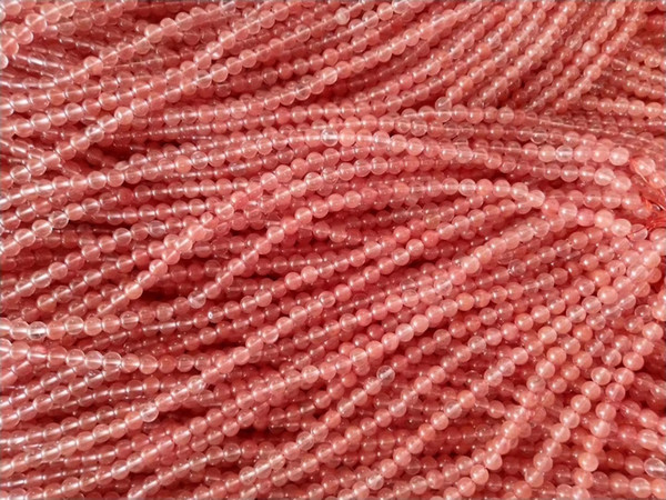 Natural stone cheapest watermelon red loose beads popular crystal DIY Hot style 6mm-12mm Factory direct sale