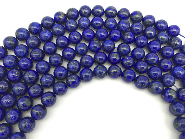 4,6,8,10,12,14,16mm Natural Lapis Lazuli Bead Round Loose Stone Beads Strand 15