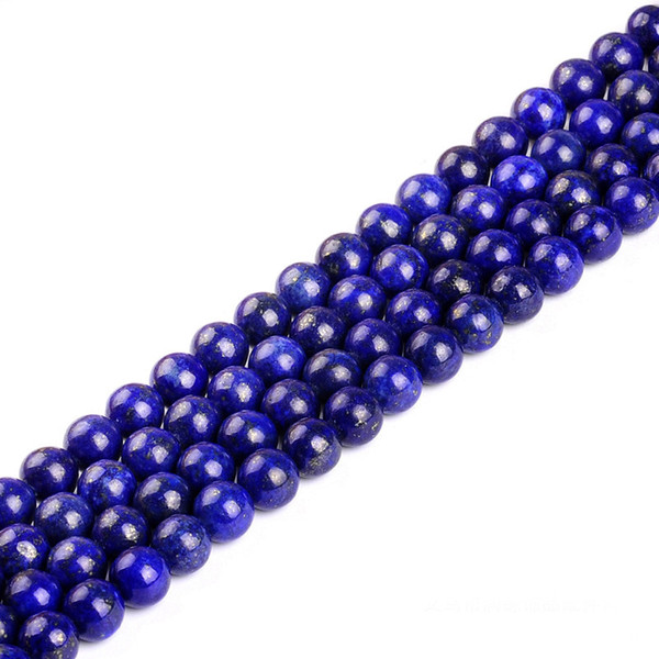 A Quality Natural Lapis lazuli Round Loose Beads 16