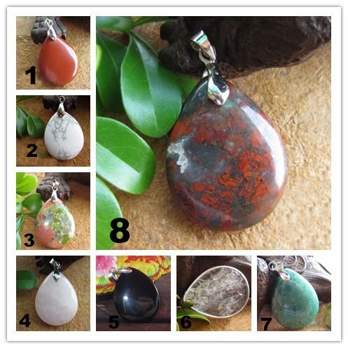 8kins Female models natural crystal Amethyst Rose Quartz Heart Pendant Free Shipping