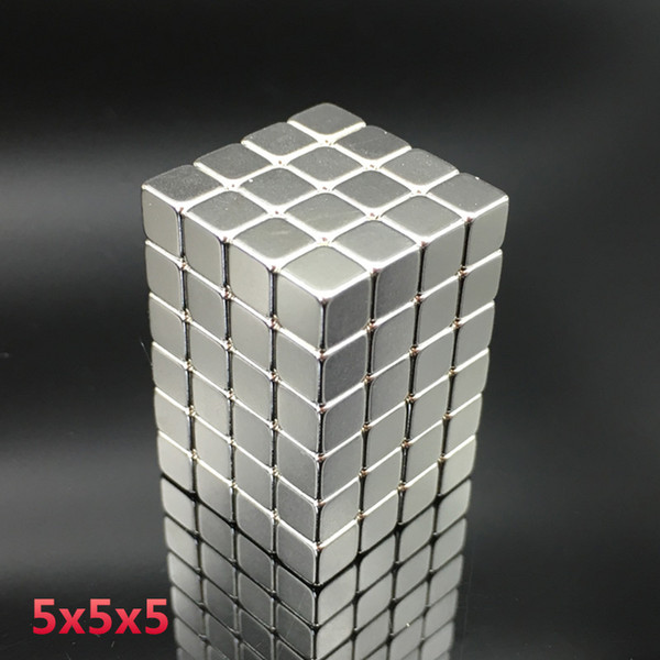 125pcs magnet 5x5x5 mm Strong Rare Earth Block square Neodymium Magnets 5mmx5mmx5mm Permanete 5*5*5 mm