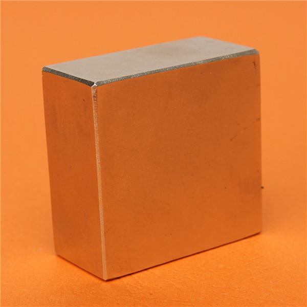 Hot Sale 2015 New Arrival N50 Neodymium NdFeB Fridge Magnet 2x2x1 Inch Rare Earth Magnets Block 46x46x22mm Wholesale Price