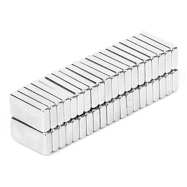 40Pcs/set Industrial N42 Super Strong Permanent Square Rare Earth Neodymium Magnets Block Powerful Magnetic Bulk 10 x 5 x 2mm