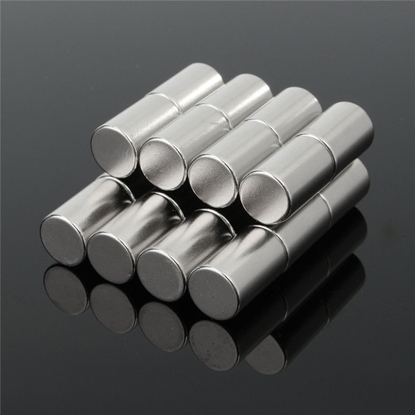 20pcs Neodymium Magnet N50 10mm x 15mm Strong Rare Earth Round Industrial Magnets