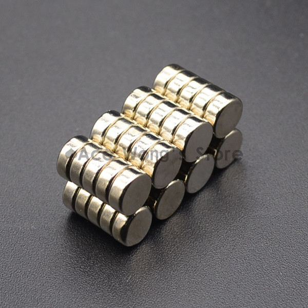 10PCS 8mm x 3mm N50 Thin Neodymium Magnets Rare Earth Craft Reborn Fridge NdFeB Magnetic Materials