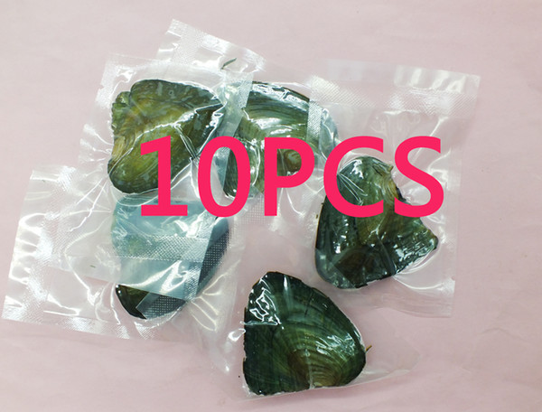 10PCS free shipping, Vacuum pack Oyster Wish Freshwater Pearl (oyster pearl color is not sure) 6MM Pearl