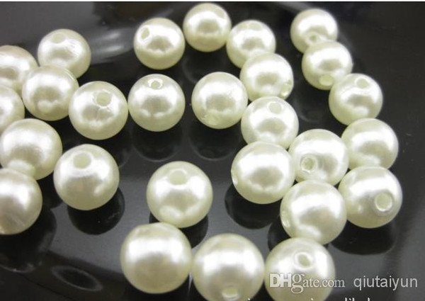 10000x New Fashion Pearl color Glass Faux Pearls Loose Bead 9MM 10MM Fit European Bracelets DIY WY108