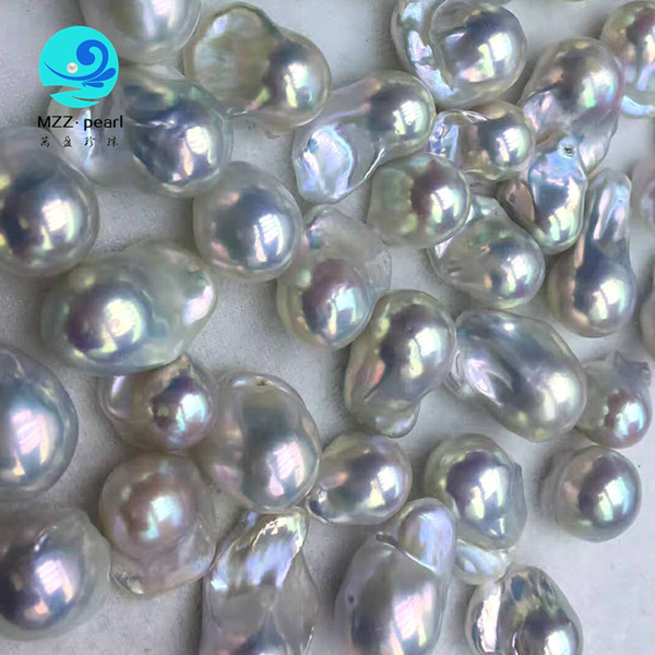 huge natural freshwater cultured fireball baroque pearl beads on sale 15x17mm