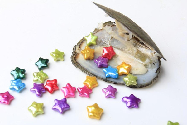 Star Edison Pearl Oyster 20 Grains 10-11mm Multicolor Freshwater Pearl Oyster Pearl wholesale with High Quality for Gift